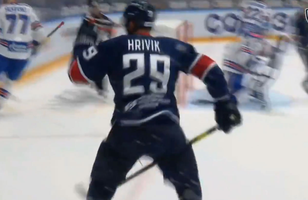 Marek Hrivík a jeho dva góly proti TOP tímu KHL (VIDEO)