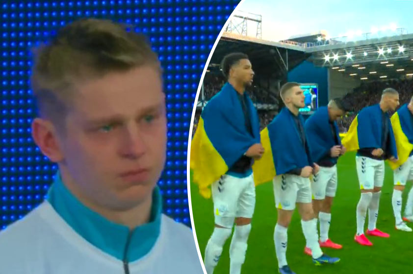 Zinchenko so slzami v očiach pred zápasom Manchestru City