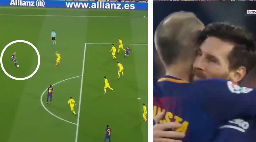 Gólová lahôdka Barcelony proti Villarrealu: Iniestov geniálny lob so zakončením Messiho! (VIDEO)