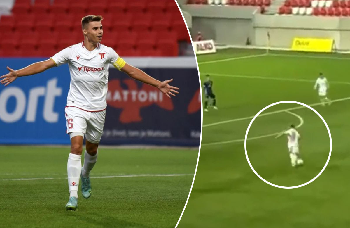 VIDEO: Mladý Trenčan strelil Slovanu famózny gól