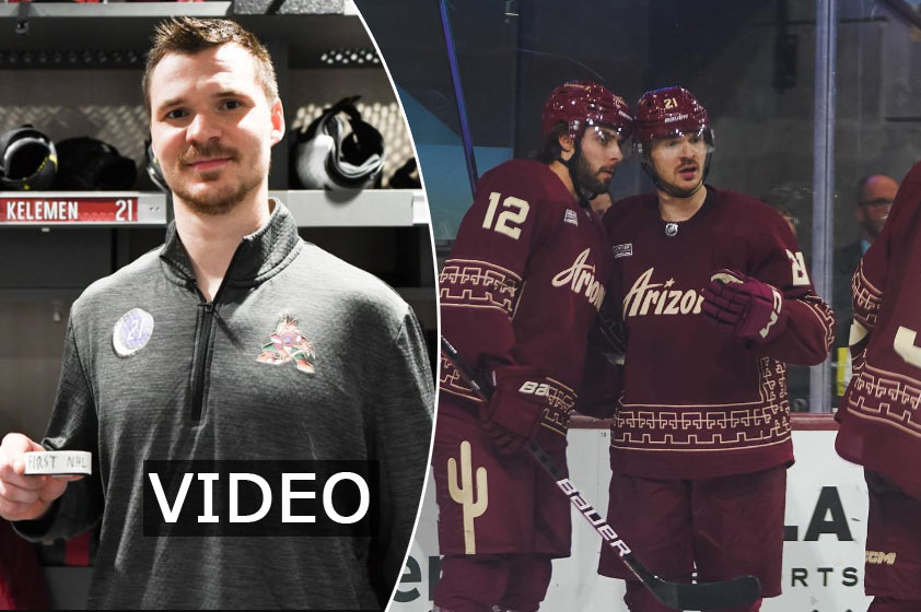 Miloš Kelemen strelil svoj prvý gól v NHL