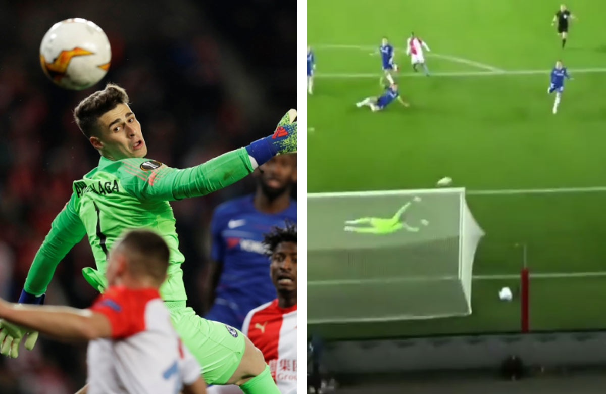 Slavia mala proti Chelsea tutovky: Fantastický Kepa Arrizabalaga ich parádne zneškodnil! (VIDEO)