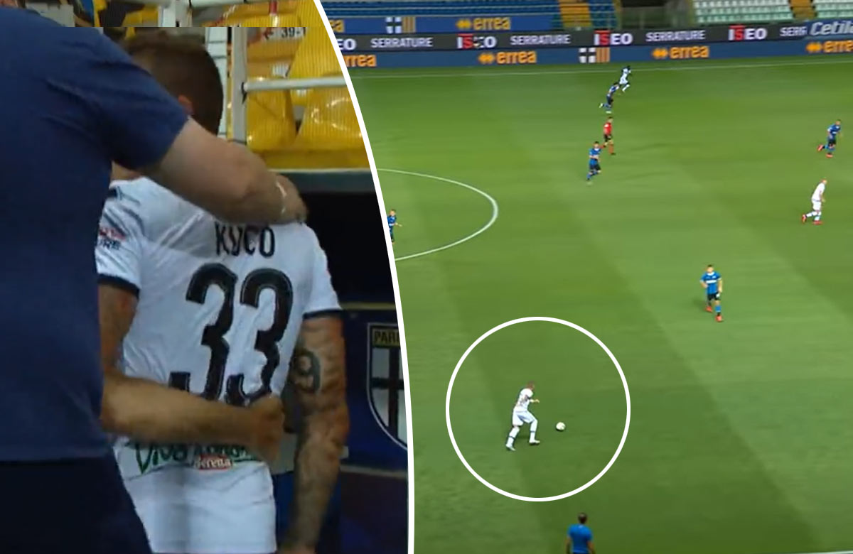 Juraj Kucka proti Interu Miláno: Parádna prihrávka a červená karta (VIDEO)