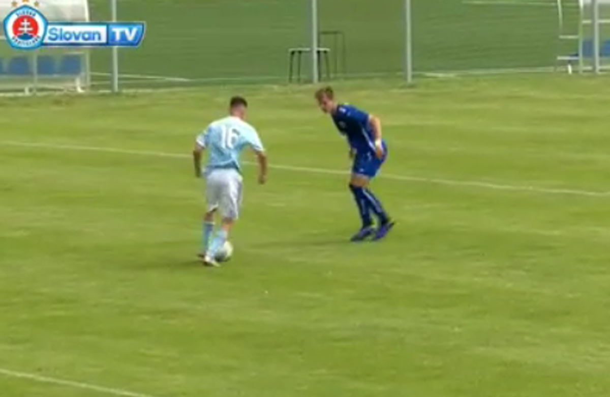Mladý Slovanista predviedol pri svojom góle úžasnú technickú parádičku! (VIDEO)