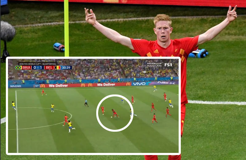 Lukaku a De Bruyne predviedli fantastický protiútok. Belgicko vedie nad Brazíliou 2:0! (VIDEO)