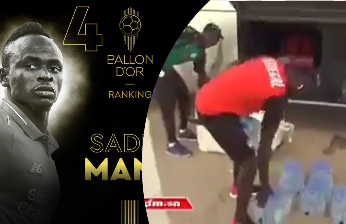 Ako štvrtý najlepší futbalista sveta Sadio Mané pomáha kustódom prenášať vodu (VIDEO)