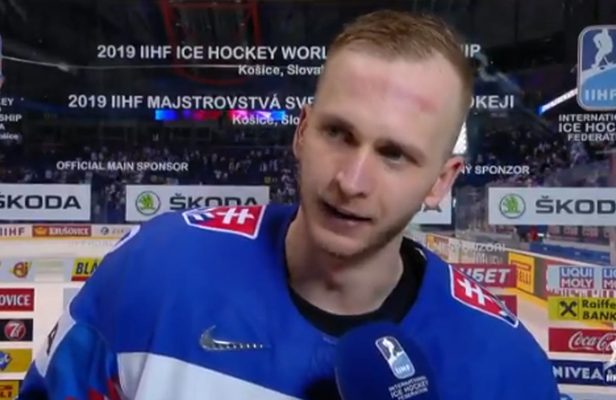 Krásne slová Martina Marinčina po triumfe nad Veľkou Britániou pre IIHF (VIDEO)