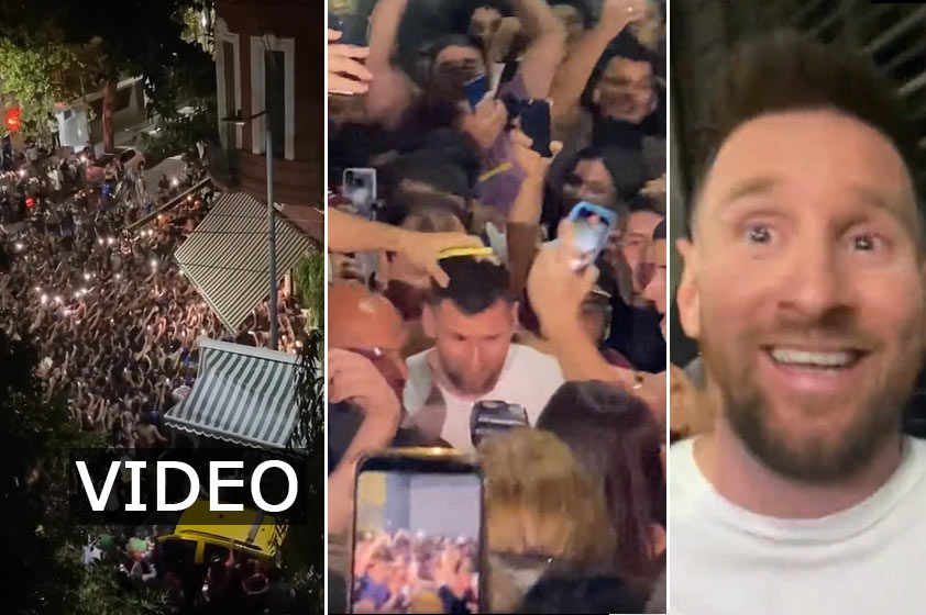 Ako sa Lionel Messi pokúšal dostať z reštaurácie v Argentíne