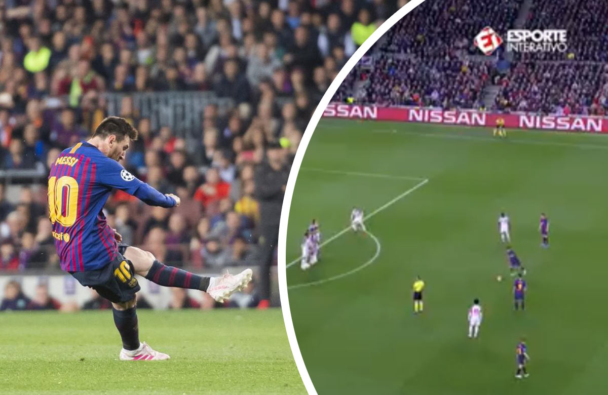 Leo Messi a jeho fantastický priamy kop proti Liverpoolu! (VIDEO)