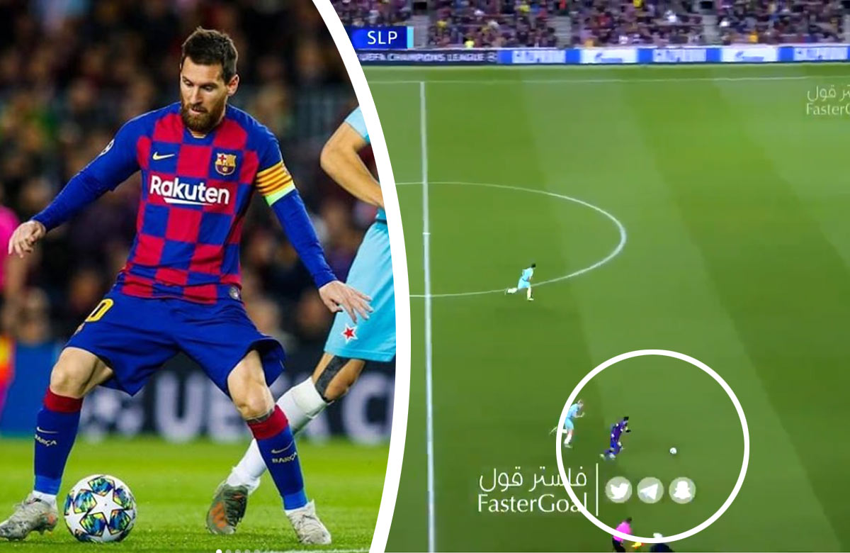 Messiho fantastická akcia v prvom polčase proti Slavii (VIDEO)