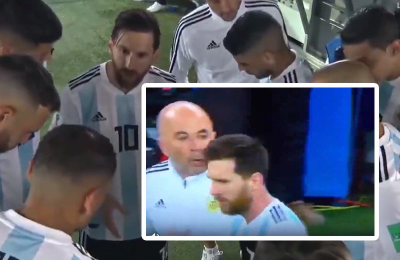 Tréner Argentíny sa počas zápasu pýtal Messiho, či môže striedať Aguera! (VIDEO)
