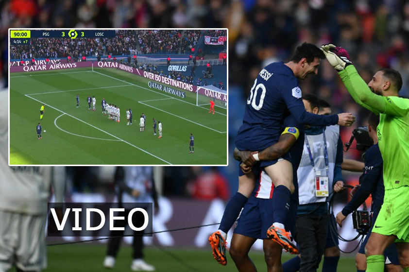 Lionel Messi v 95. minúte rozhodol z priameho kopu o triumfe PSG nad Lille