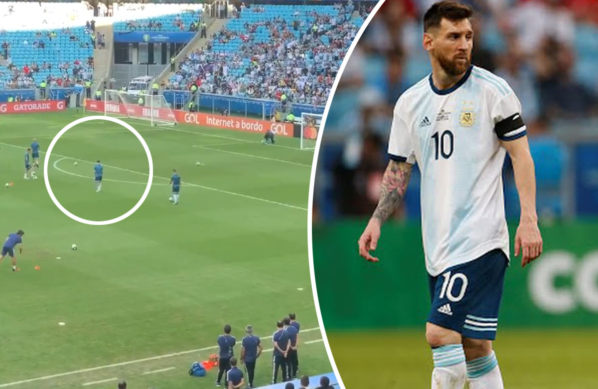 Ako Messi rozchytával brankára Argentíny pred zápasom na Copa America (VIDEO)