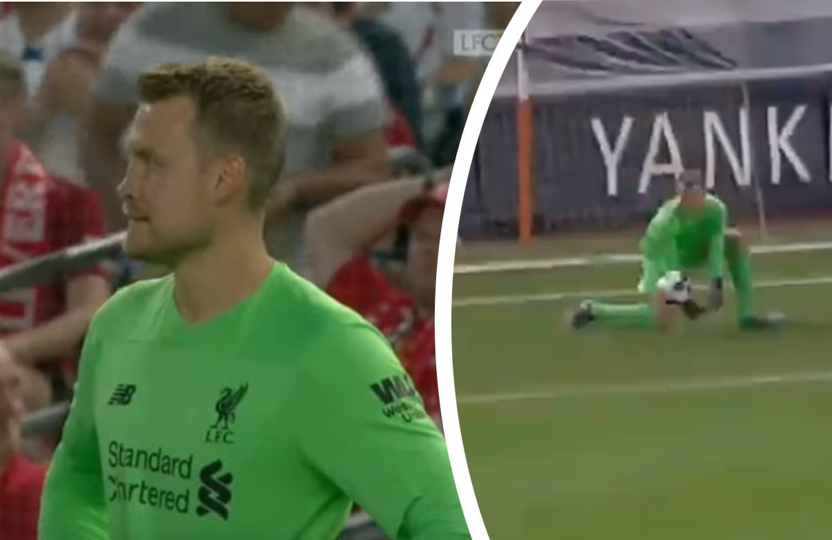 Brankár Liverpoolu Simon Mignolet s obrovskou chybou v prípravnom zápase! (VIDEO)