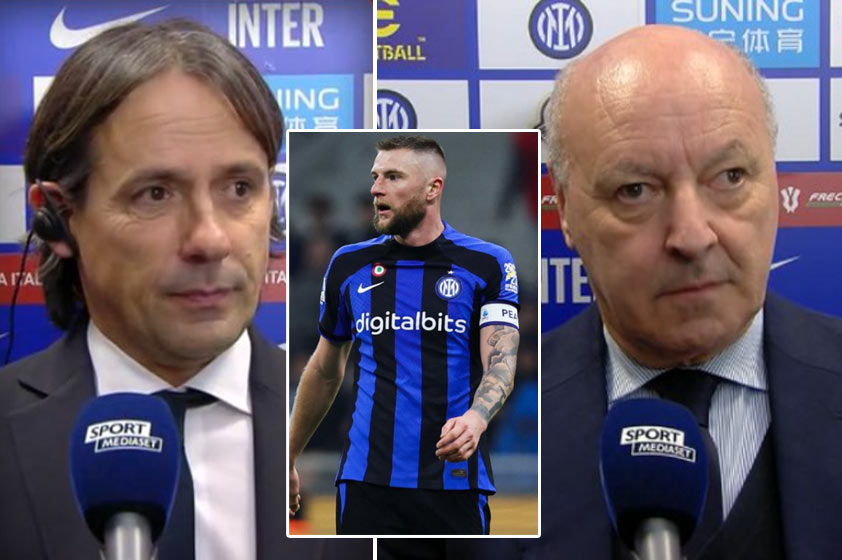 Tréner a prezident Interu reagovali na odchod Škriniara do PSG