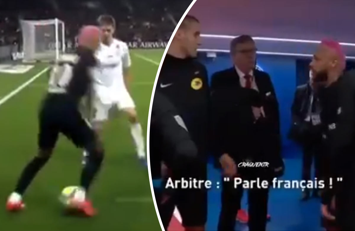 Neymar dostal žltú za technickú parádičku. Rozhodcovi potom vynadal! (VIDEO)