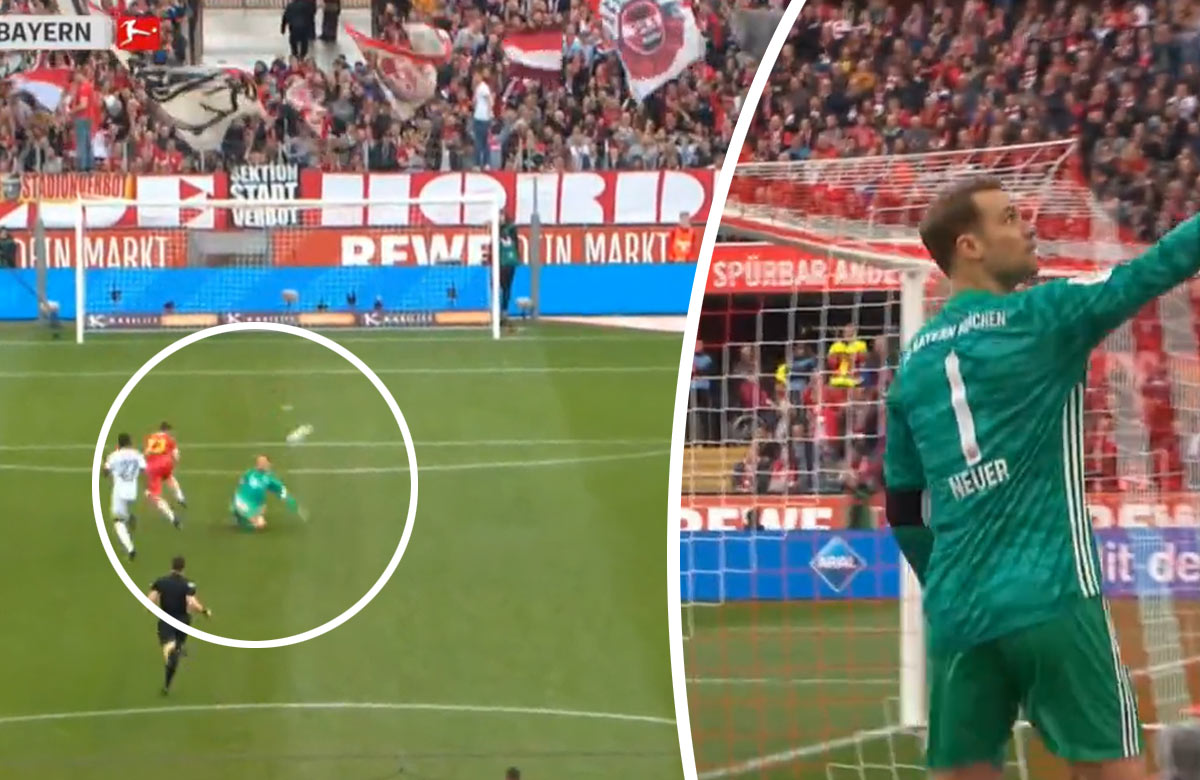 Manuel Neuer opäť predviedol svoju jedinečnosť (VIDEO)