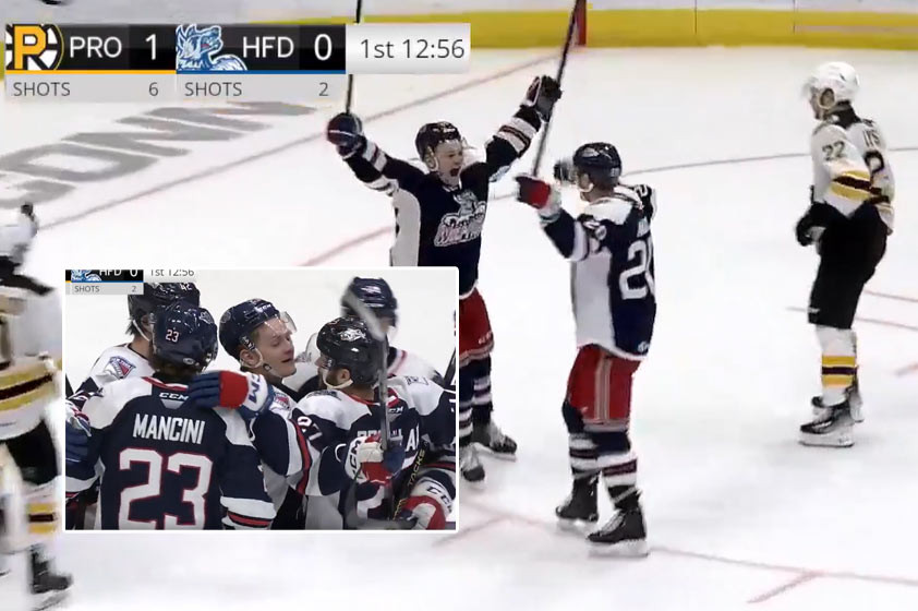 VIDEO: Neúnavný bojovník Adam Sýkora vypracoval dôležitý gól v play off AHL