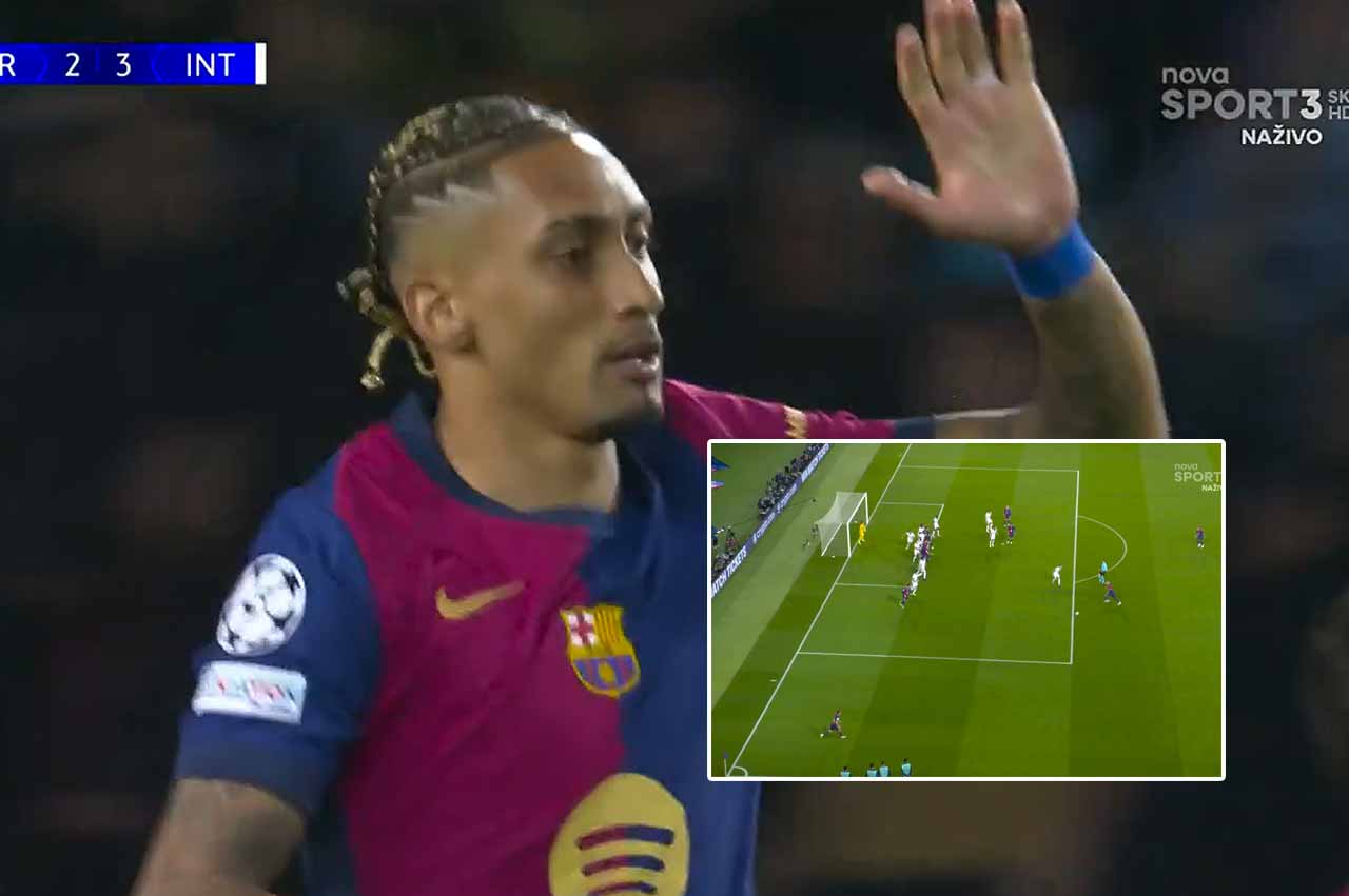 VIDEO: Gól Barcelony, ktorý obletel svet. Signál po rohu zakončil delovkou Raphinha