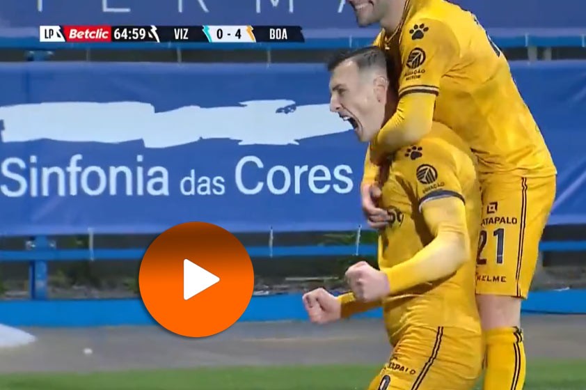 VIDEO: Róbert Boženík strelil prvý gól v roku 2024. Boavista potvrdila rolu favorita