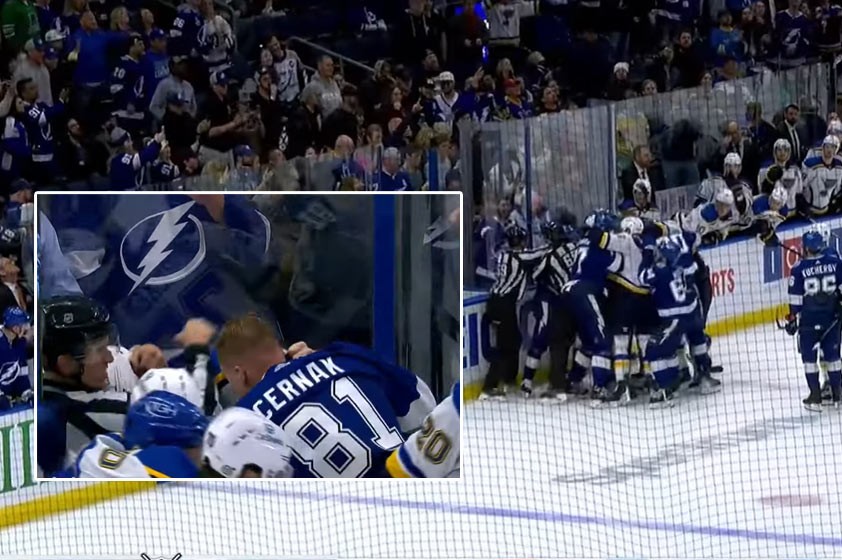 VIDEO: Erik Černák sa pobil v NHL. Slováka poriadne vytočil obranca St. Louis