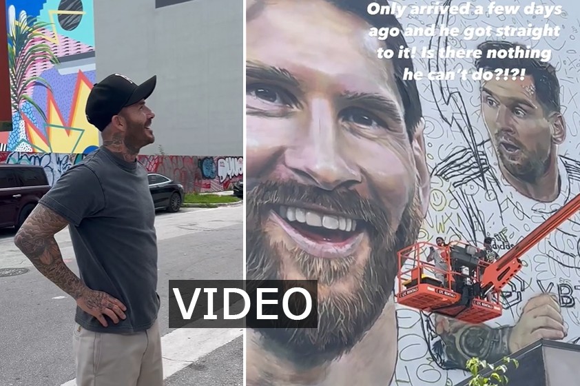 David Beckham sa pripravuje na Messiho: V Miami si zaplatil obrovskú nástennú maľbu