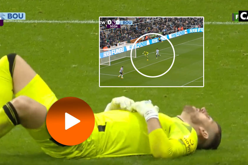 VIDEO: Obrovská chyba Martina Dúbravku proti Bournemouthu