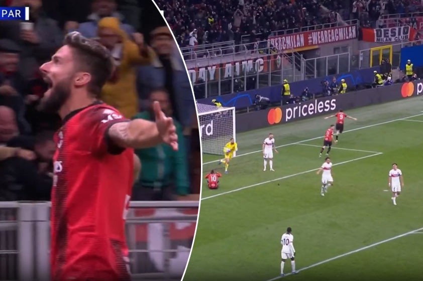 VIDEO: Chyboval Škriniar pri víťaznom góle AC Milána? Šláger Ligy Majstrov rozhodol Giroud