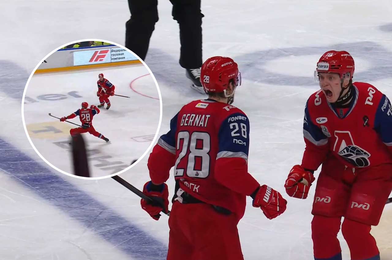 VIDEO: Gernát skóroval v rozhodujúcom zápase play-off KHL. Zisk Gagarin Cupu oslavuje s Pánikom
