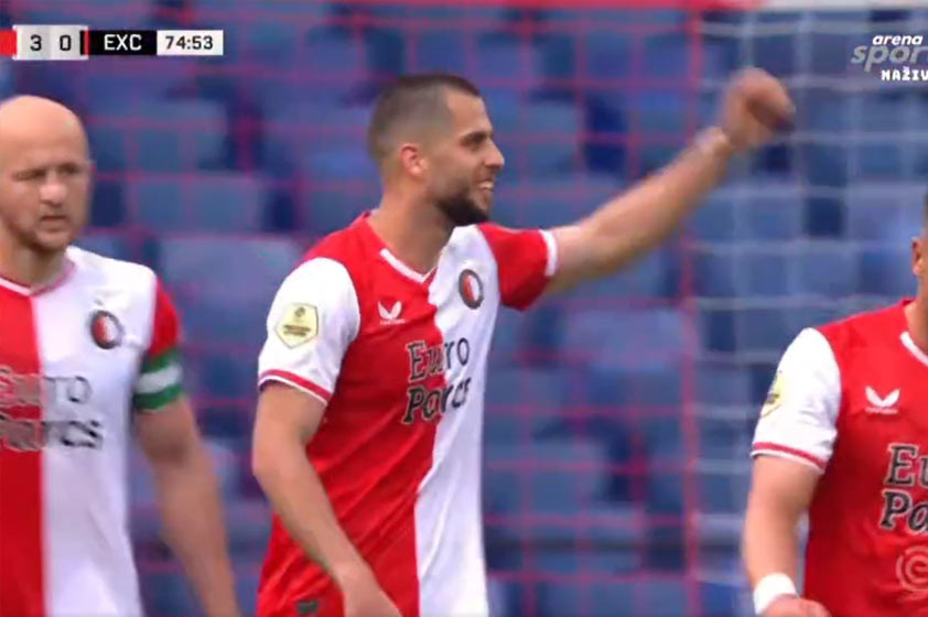 VIDEO: Posledný gól Dávida Hancka za Feyenoord? Slovenský obranca skóroval proti Excelsioru