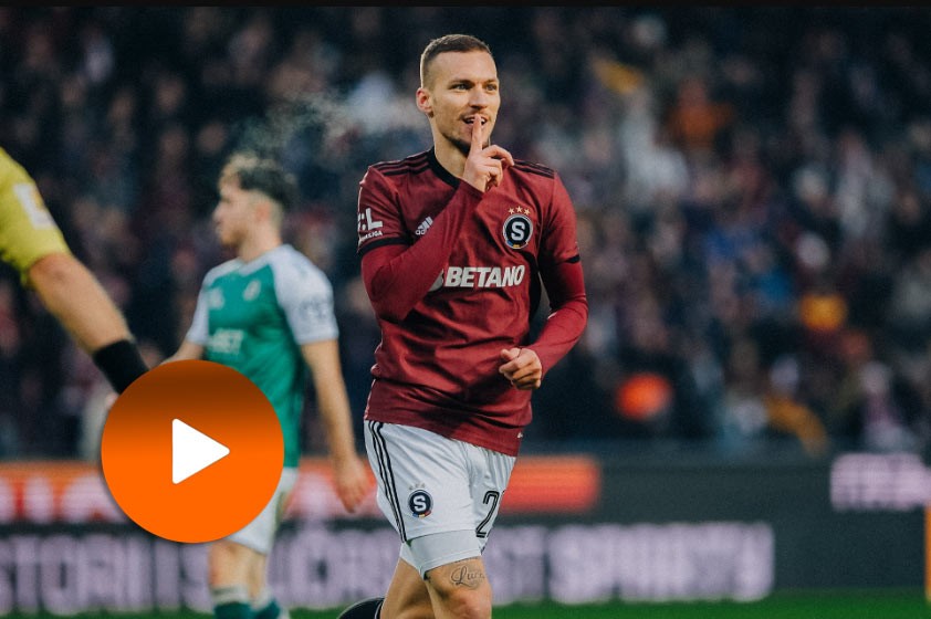 VIDEO: Nezastaviteľný Lukáš Haraslín s ďalším gólom za Spartu Praha