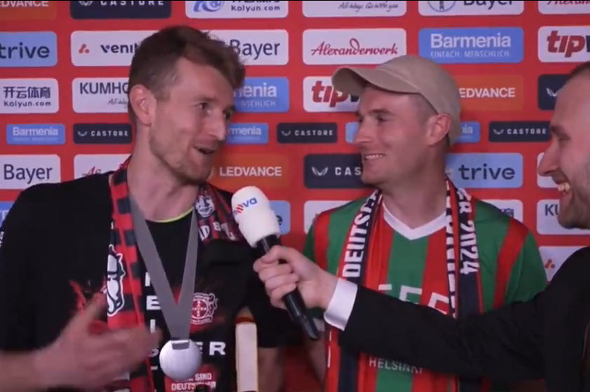 VIDEO: Lukáš Hradecký znovu perlil. Cítim sa ako Slovák, v Bratislave je lepšie pivo ako vo Fínsku