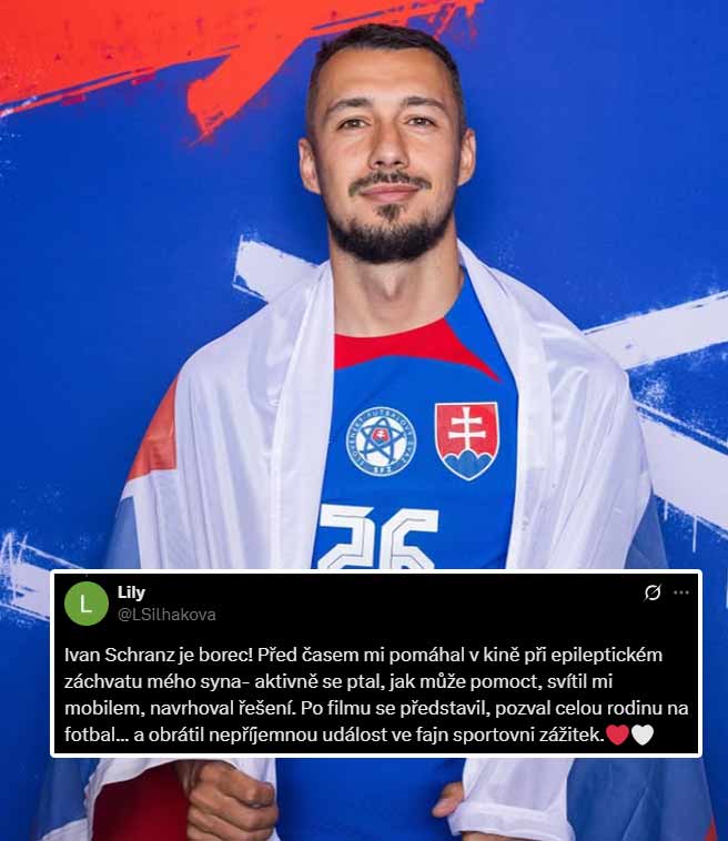 Ivan Schranz pomáhal dieťaťu