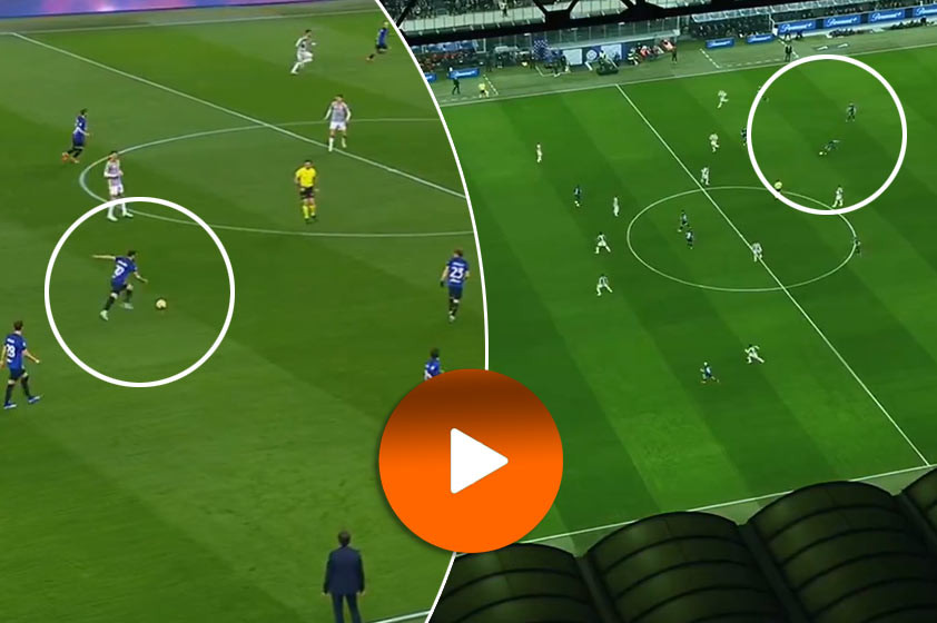 VIDEO: Hakan Calhanoglu predviedol v zápase Interu s Juventusom fantastickú prihrávku