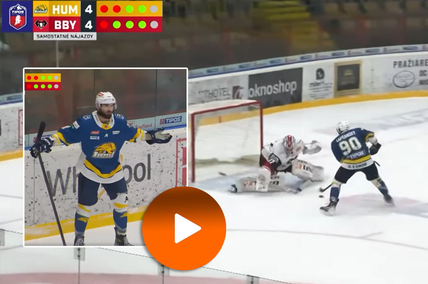 VIDEO: Hokejová lahôdka z Tipos Extraligy. Adam Lapšanský predviedol dokonalú forsbergovku