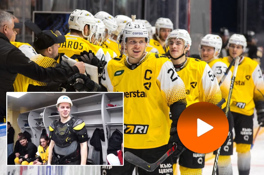 VIDEO: Adam Liška ako kapitán Čerepovca s dvoma gólmi v KHL do siete Vladivostoku