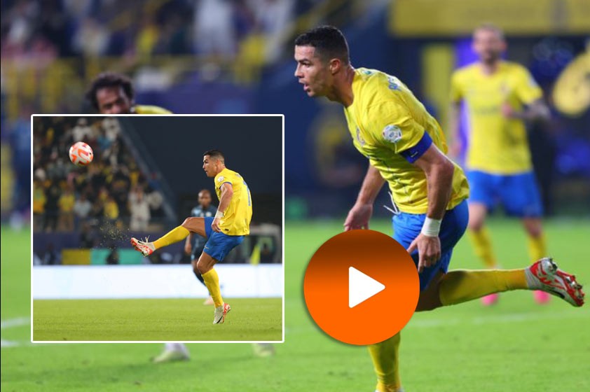 VIDEO: Nezastaviteľný Cristiano Ronaldo preloboval brankára z 30 metrov