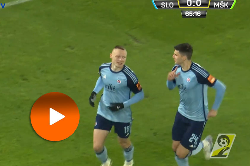 VIDEO: Ako Nino Marcelli po minúte na ihrisku rozhodol o triumfe Slovana nad Žilinou