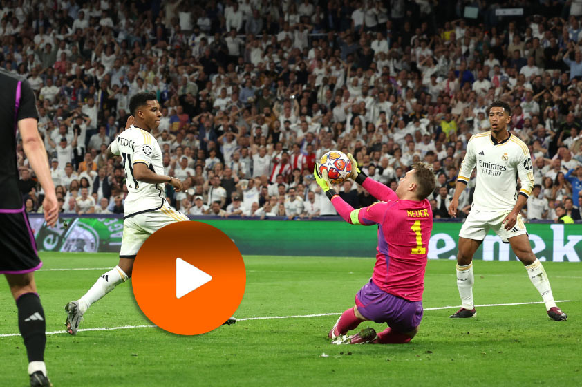VIDEO: Manuel Neuer vytiahol proti Realu Madrid dva ohromujúce zákroky
