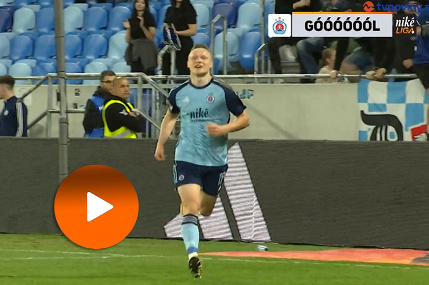 VIDEO: 18-ročný Nino Marcelli a jeho krásny víťazný gól proti Podbrezovej