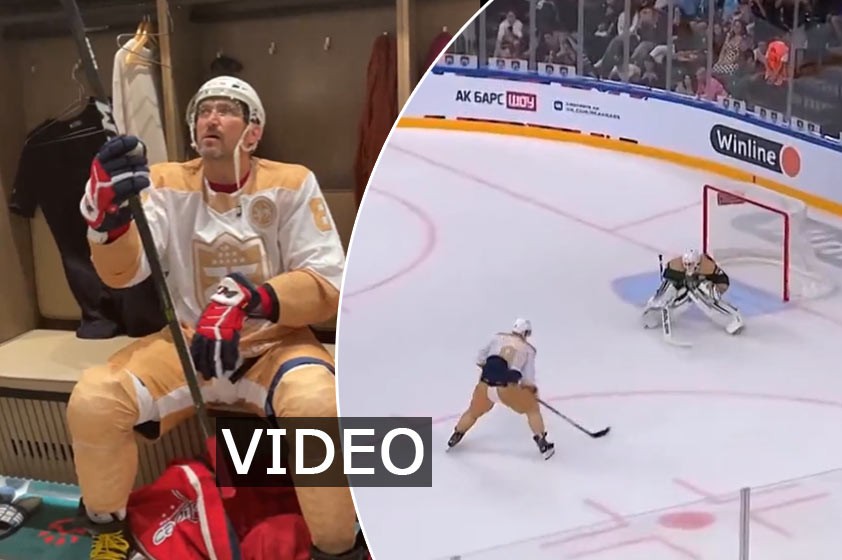 Alexander Ovečkin predviedol fanúšikom v Rusku úžasný hokejový nájazd