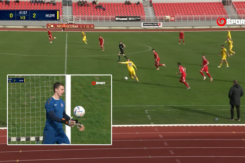 VIDEO: Kuriózny gól od polovice ihriska z 2. slovenskej ligy ide sveta
