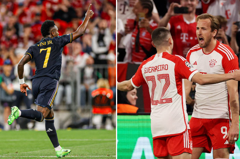 VIDEO: Prvé semifinále prinieslo štyri góly. Bayern na domácej pôde remizoval s Realom Madrid