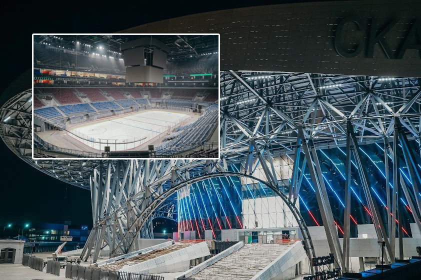 V Rusku postavili najväčší hokejový štadión na svete. Prekonal aj slávny stánok Montrealu