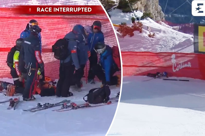 VIDEO: Mikaela Shiffrinová mala hrozivý pád na pretekoch. Američanku musel odviesť vrtuľník