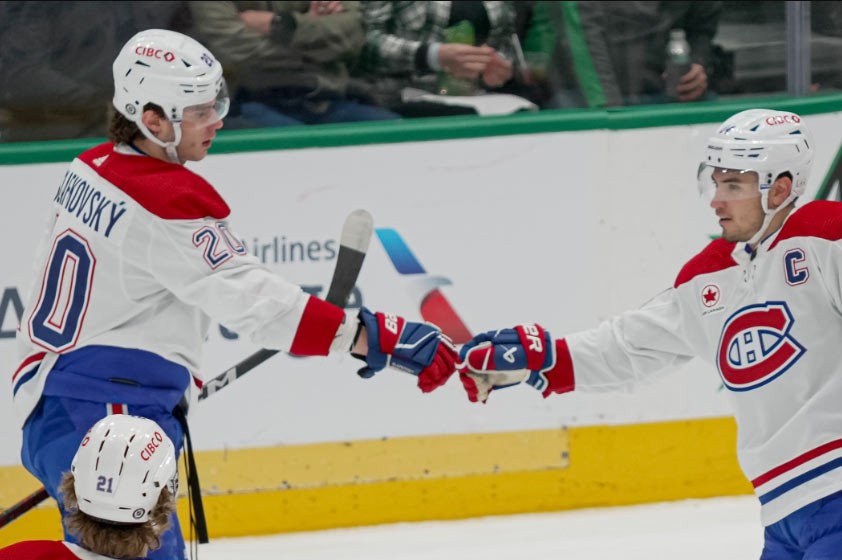 VIDEO: Juraj Slafkovský dôležitou súčasťou Montrealu. Proti Dallasu Stars bol pri troch góloch