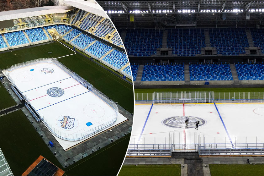 Slovan a Košice si u našich susedov zahrajú pod holým nebom. Na internet unikol chystaný Winter Classic