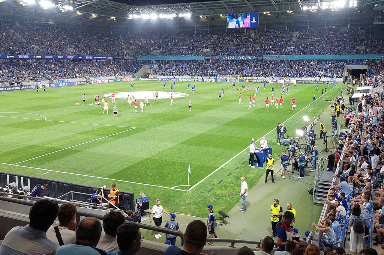 Slovan Bratislava zverejnil ceny lístkov na domáce zápasy Ligy majstrov