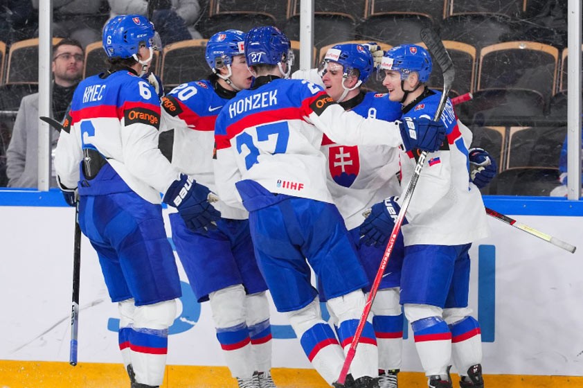 Slovensko spoznalo súpera do štvrťfinále MS v hokeji do 20 rokov