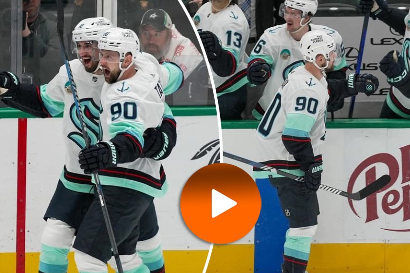 VIDEO: Tomáš Tatar a jeho premiérový gól v NHL za Seattle Kraken